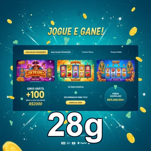 Ilustração de Explore os slots e serviços VIP na 28g